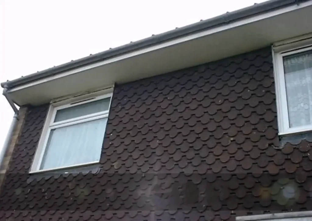 asbestos look like in ceiling tiles